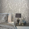 vh53800151r Luxurious textured abstract marble design in taupe and gold.