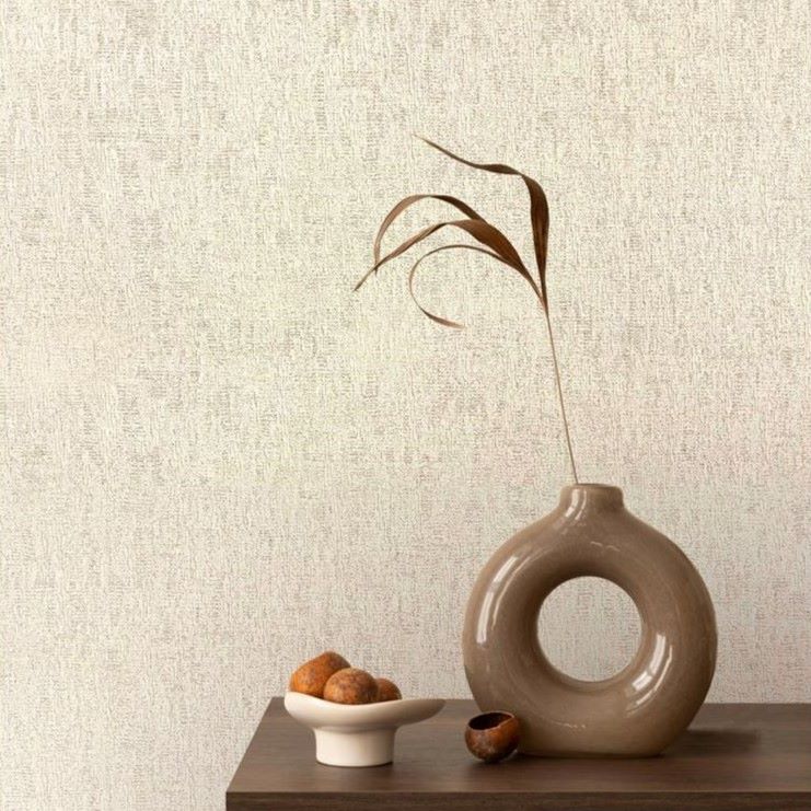 vh54422688r Supreme quality heavy weight textured vinyl in cream.