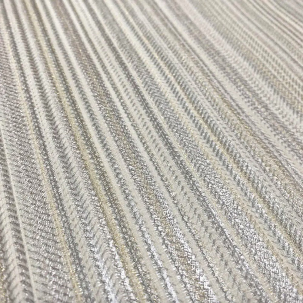 vhm6666507u Beautiful subtle pin stripe in teal and gold tones on heavy weight vinyl. Perfect for high traffic areas. Durable and washable.