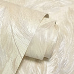 vhm9522695r Beautiful elegant and delicate flowing feather design in warm cream tones. Supreme quality. Heavy weight vinyl.