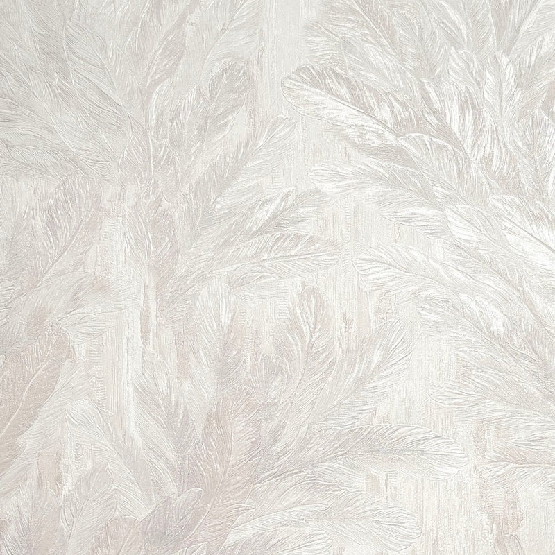 vhm9522693r Beautiful elegant and delicate flowing feather design in warm ivory. Supreme quality. Heavy weight vinyl.