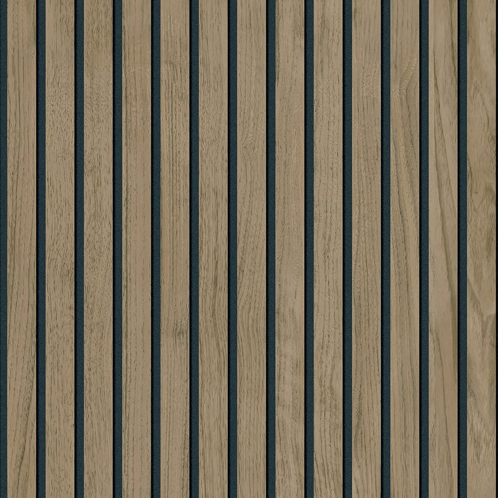 w112257b. Gorgeous '3D effect' narrow wooden slats in beautiful cream tones. This design can be hung vertically or horizontally.