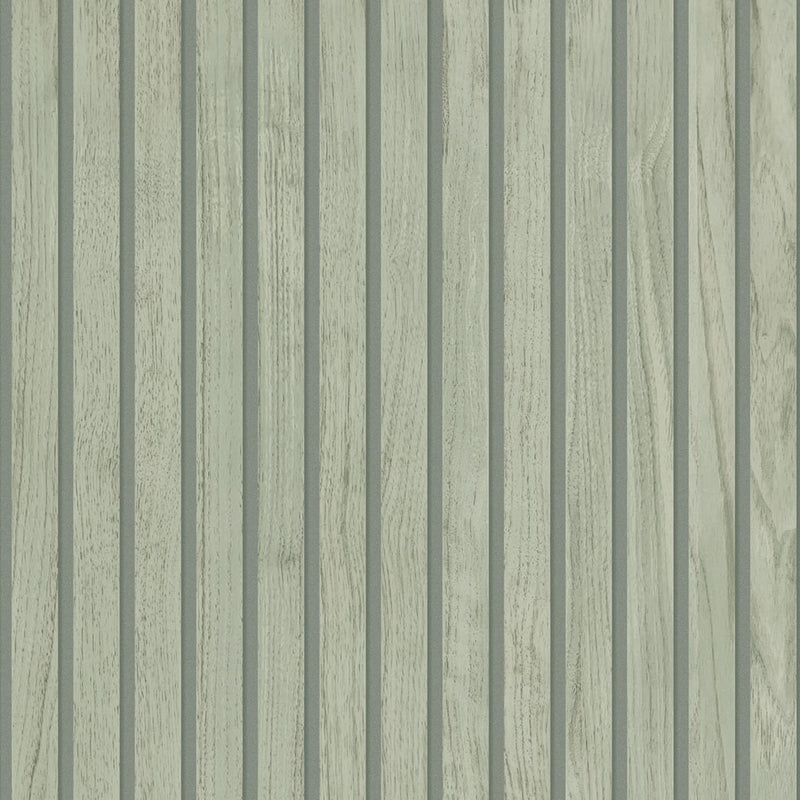 w115563b Gorgeous '3D effect' narrow wooden slats in beautiful teal tones. This design can be hung vertically or horizontally.