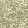 w1365510h Beautiful forest design with gorgeous foliage and floral patterns in gorgeous green with soft pink.