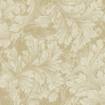 wa6866902g Gorgeous scrolling leaf pattern in gold.