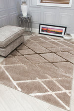 Synergy Connec Taupe Gorgeous taupe geometric rug.