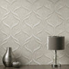 VHM9500618F Beautiful and elegant ribbon wave on a luxurious hessian background. Textured heavy weight vinyl.