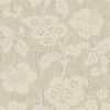 ba6222601g Beautiful cream background with a stunning floral leaf trail.