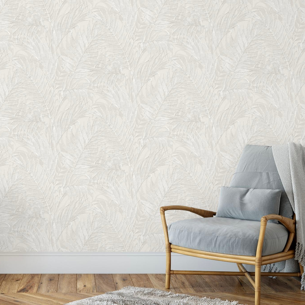 nvgr32200101di Luxurious tropical palm leaf design. Paste the wall vinyl. Easy to hang!