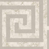 W402219D Beautiful marble ‘Greek Key’ in cream with glitter detail.