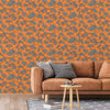 nvwf12133016di Beautiful Japanese style trail in orange on gorgeous paste the wall vinyl.