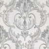 vh900091d Beautiful large scale damask design in grey on heavy weight vinyl.