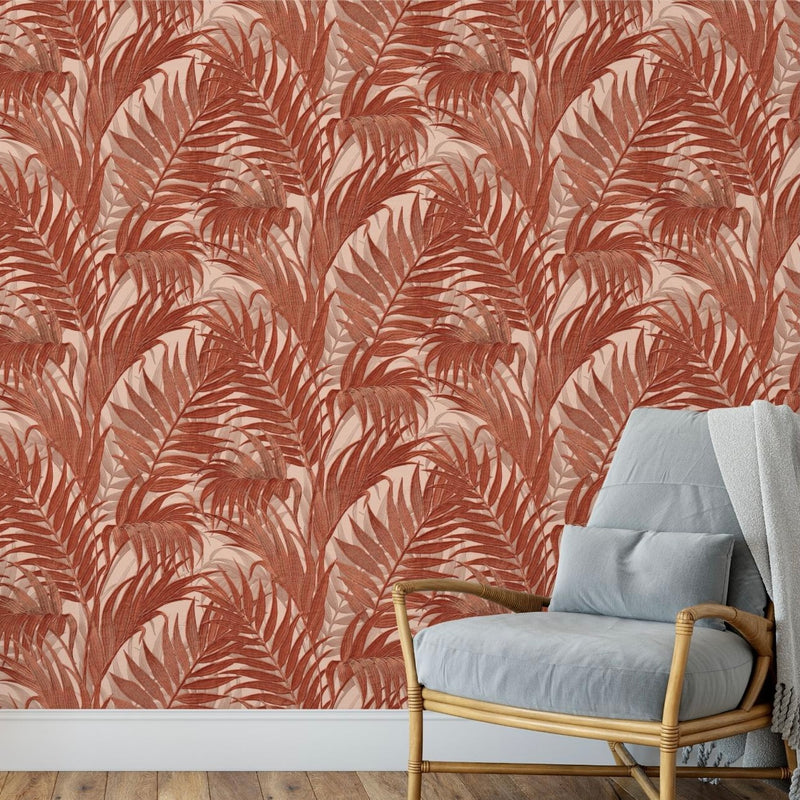 nvgr32211107di Luxurious tropical palm leaf design. Paste the wall vinyl. Easy to hang!