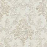 vh52666257r Beautiful classic damask in soft gold and silver shimmering tones on heavyweight textured vinyl. Paste the wall.