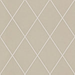 n50133315r Stylish designer diamond pattern in soft beige and silver tones with a soft metallic effect. Paste the wall.