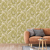 nvgr32255104g Luxurious tropical palm leaf design. Paste the wall vinyl. Easy to hang!