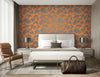 nvwf12133016di Beautiful Japanese style trail in orange on gorgeous paste the wall vinyl.