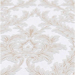 n101665931e Beautiful classical damask pattern in soft gold tones on a neutral background. Paste the wall blown.