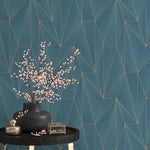 n102977419r Fabulous 3D abstract geometric shapes. Stunning easy to hang and paste the wall vinyl.