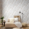 n103661810e Beautiful paste the wall textured vinyl with a fabulous liquid marble design.