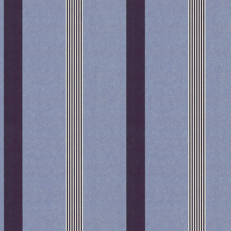 n130977340ps Gorgeous blue and purple striped wallpaper. Paste the wall.