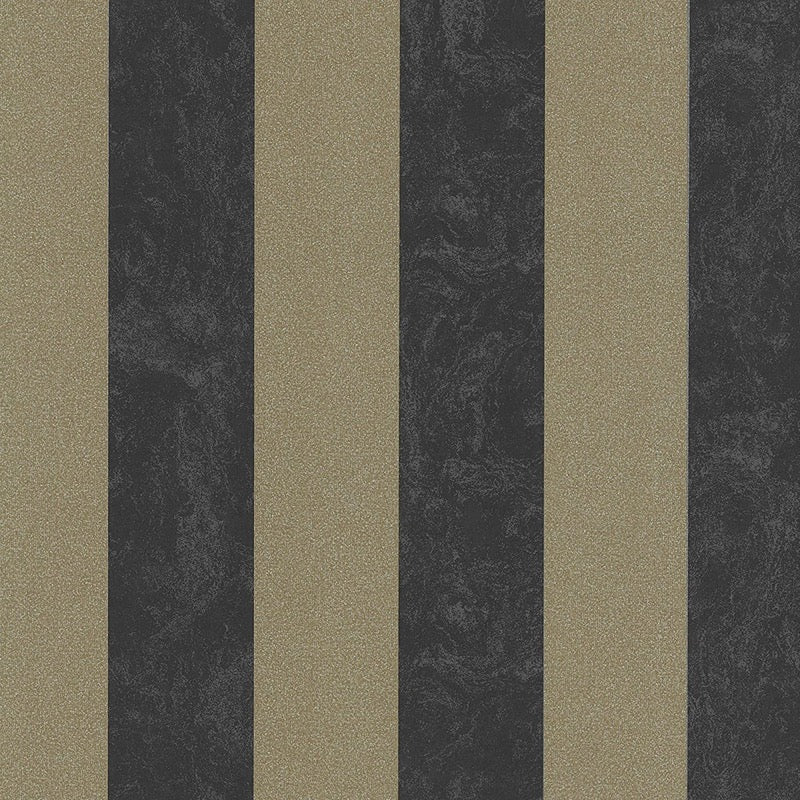 n133400690ps Gorgeous black and dark gold stripe. Paste the wall.