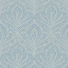 n18477601g Gorgeous modern damask in light teal tones with metallic highlights. Beautiful textured high quality vinyl.