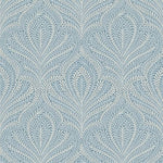 n18477601g Gorgeous modern damask in light teal tones with metallic highlights. Beautiful textured high quality vinyl.