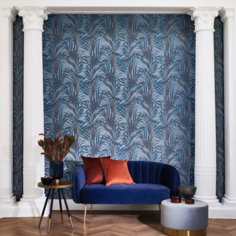 n28926404cd Beautiful delicate palm leaves. Designer paste the wall wallpaper. ***PLEASE NOTE: This wallpaper is a special order product and therefore delivery will take approx. 10 working days.