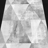 n41000945r Funky grey geometric design for a modern feature wall. ‘Easy hang’, paste the wall, matt finish washable vinyl