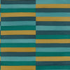n41855736r Stylish and funky abstract colour 'sewn' strips with gorgeous tones of ochre yellow, pastel turquoise, water blue and petrol. Paste the wall vinyl.