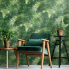 n425055310e Stunning and stylish green jungle leaves on easy-hang paste the wall vinyl.