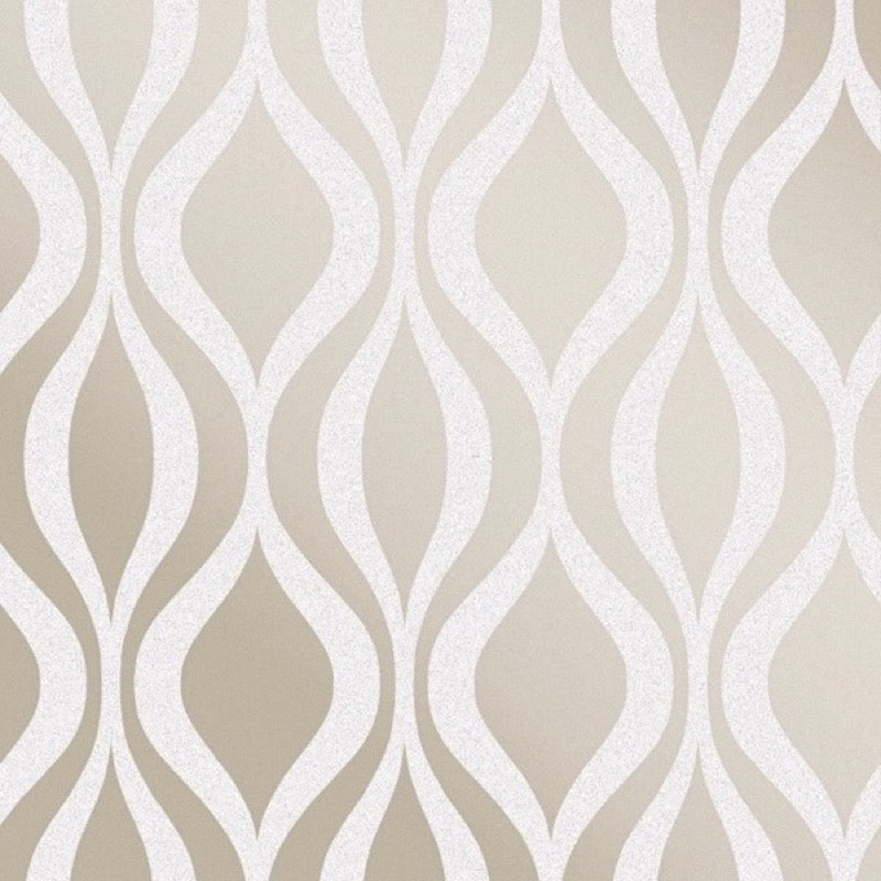 n4266251f Gorgeous geometric wave with glitter highlights. Fabulous paste the wall product.