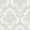 vh51900921di Beautiful classic damask pattern with a modern twist in gorgeous charcoal tones. Heavy weight paste the wall vinyl.