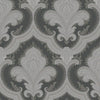 n51900945di Beautiful classic damask pattern with a modern twist in gorgeous charcoal tones. Heavy weight paste the wall vinyl.