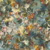n60577655r Gorgeous "hand painted" feature floral on a trendy teal background.