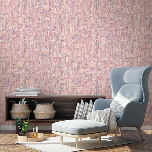 na4988902g Stunning abstract inspired texture in gorgeous pink tones. Supreme quality paste the wall vinyl. PLEASE NOTE: These are double width rolls. Equivalent to 2 rolls.