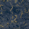 na5317709g Beautiful liquid marble effect in navy and gold. Paste the wall vinyl.
