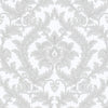 nb101005910e Beautiful classical damask pattern in soft grey tones on a neutral background. Paste the wall blown.