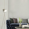 nft22100221d Beautiful stitched effect lattice geometric pattern. Luxurious paste the wall vinyl.