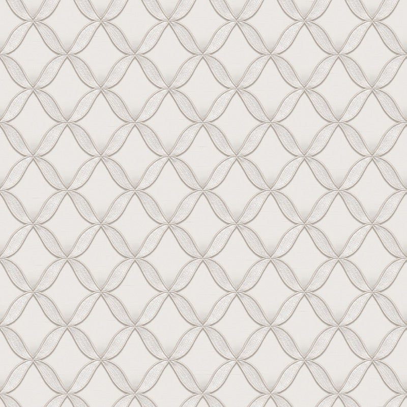 nft22100221d Beautiful stitched effect lattice geometric pattern. Luxurious paste the wall vinyl.