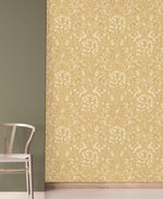 nm166689c Stunning Richmond forest scene in yellow. This fabulous design is taken from the archive collection, with designs dating from the past 100 years, reinvented to reflect contemporary tastes. Stunning paste the wall designer wallpaper.