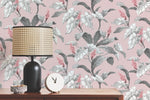 nm168890c Fabulous trailing leaf in blush pink. This fabulous design is taken from the archive collection, with designs dating from the past 100 years, reinvented to reflect contemporary tastes. Stunning paste the wall designer wallpaper.