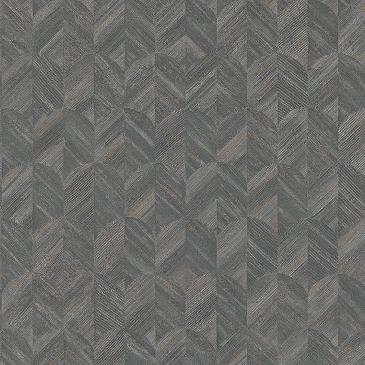 nmu323307g Timeless art deco inspired shell motifs in brown. High quality paste the wall vinyl.