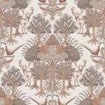 ntp42222301d Gorgeous and elegant nordic inspired forest scene. Beautiful embroidered effect vinyl. Easy to hang and paste the wall.