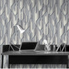nv101004510e Fabulous abstract geometric pattern in grey. Paste the wall vinyl.