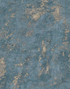 nv102777308e Gorgeous textured modern concrete wall effect in blue with metallic gold on paste the wall vinyl.