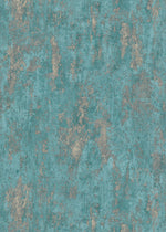 nv102777318e Gorgeous textured modern concrete wall effect in teal on paste the wall vinyl.