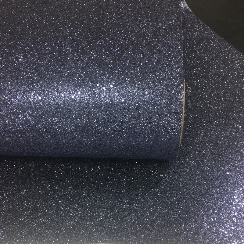 nv40177013m Real fine metal sequin glitter in navy blue. "PASTE THE WALL" for perfect joining. Please note that these rolls are 6m in length.