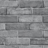 nv50600158sn Fabulous 3D brick effect vinyl in grey. Easy to hang and paste the wall.